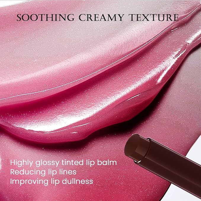 DAGEDA Tinted Lip Balm, Moisturizing Magic Non-Greasy,