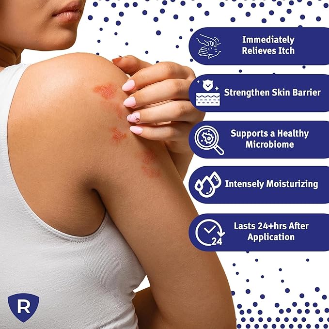 RULO Eczema Relief Cream | Clinical-Strength Itch Relief & Dermatitis Treatment for Adults, Baby and Kids | Advanced Eczema Therapy and Skin Barrier Repair, Colloidal Oatmeal for Itchy Skin | 2 Fl Oz