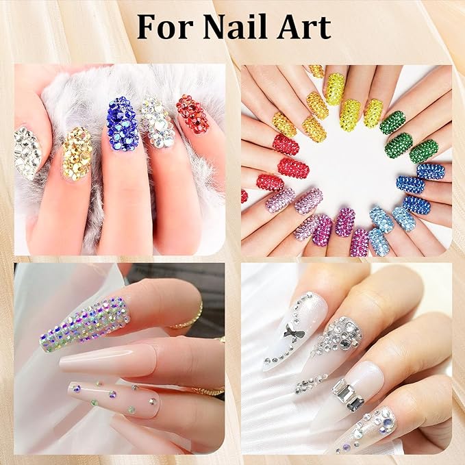 Colorful Face Gems for Makeup Set, Flatback Gorgeous