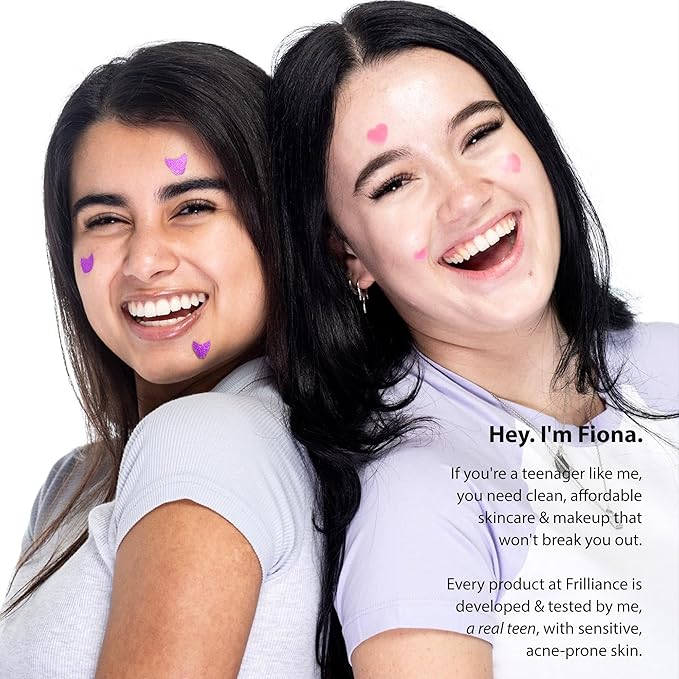 Frilliance Bow Shaped Hydrocolloid Acne Pimple Patches for Zits and Blemishes (Knot Now, 2 Sizes) Spot Treatment Stickers for Face & Skin, Vegan and Cruelty Free