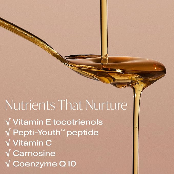 Dipped in Gold (1 Oz) - Peptide Lotion for Women with Vitamin C & Vitamin E Tocotrienols for Firm, Healthy Skin Throughout the Aging Process