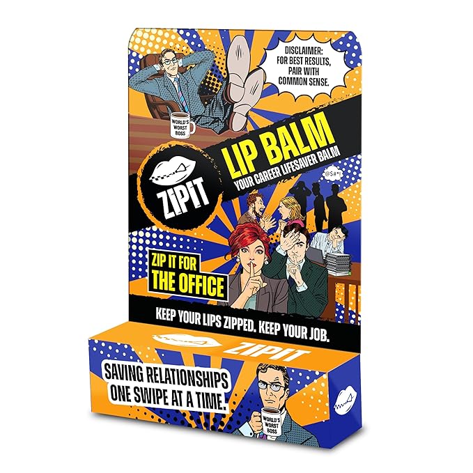 Zip It For The Office Lip