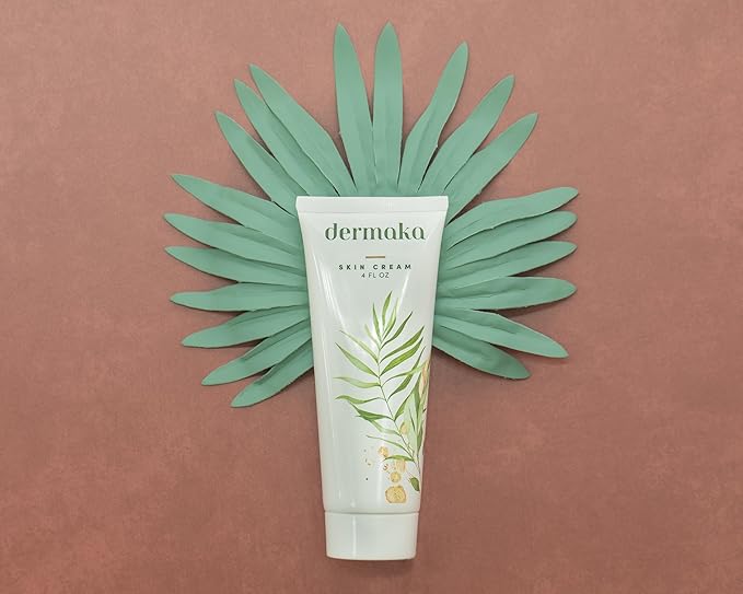 Dermaka All-Natural Cream 4 oz – 2 pack Moisturizing Lotion with Arnica, Green Tea, Chamomile & Vitamin E – Hydrating, Fast-Absorbing & Non-Greasy Formula for Healthy-Looking Skin