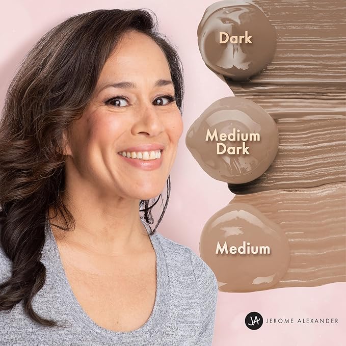 MagicMinerals AirCushion Foundation & Liquid Silk Primer by Coverage (Dark)