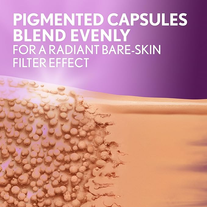 Covergirl Simply Ageless Skin Perfector Essence Foundation, 10 Vegan Formula, 1.0oz