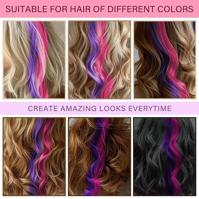 6 PCS Hair Chalk Comb