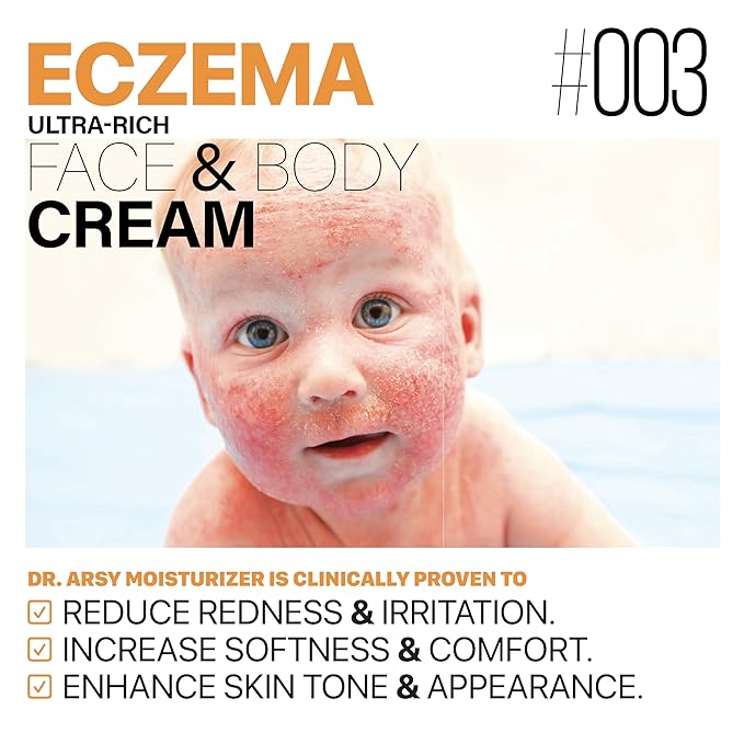 Hydrating and Nourishing Barrier Repair Moisturizer | Eczema Cream for Face, Body, and Hands | Clinically Tested | Ultra-Rich | Non-Greasy | Vegan | Made in USA | 3.2 oz