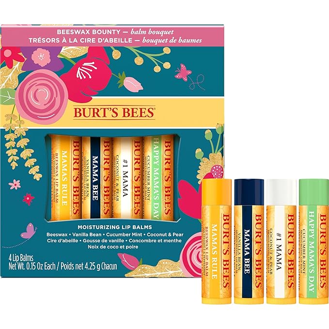 Burt's Bees Gifts, 4 Lip Balm Spring