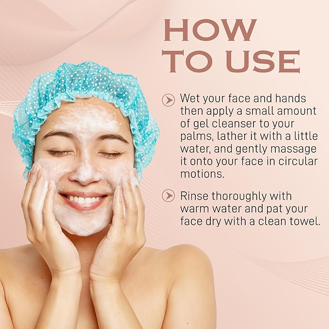 Gentle Face Cleanser with Hyaluronic Acid - Hydrating, Exfoliating & Deep Pore Facial Cleanser Smooths & Softens Skin for All Skin Types - Oily, Dry, Sensitive, Combination & Normal Skin Types