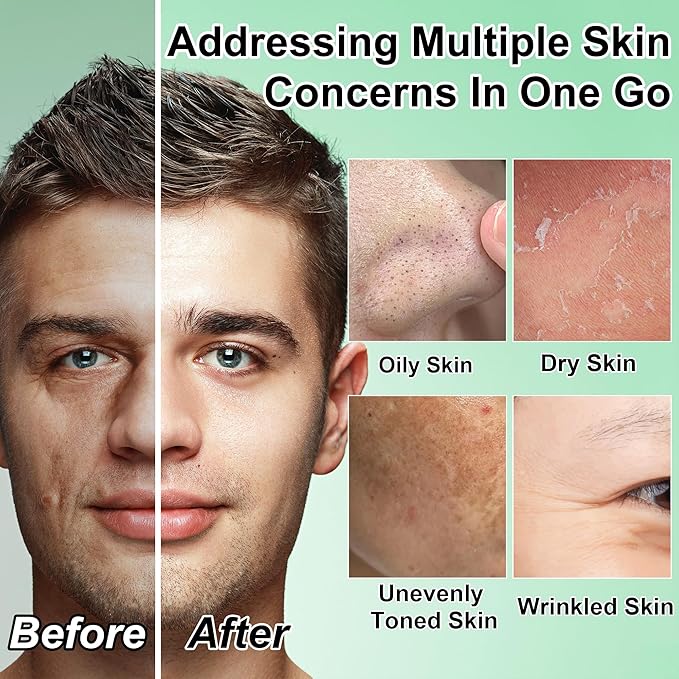 Gifts for Men,Skin Care for Men,Hydrate & Anti-Aging Face Care Routine for Mens All Skin Types,Birthday Christmas Stocking Stuffers Secret Santa Gifts Fathers Valentines Him Dad Boyfriend Husband