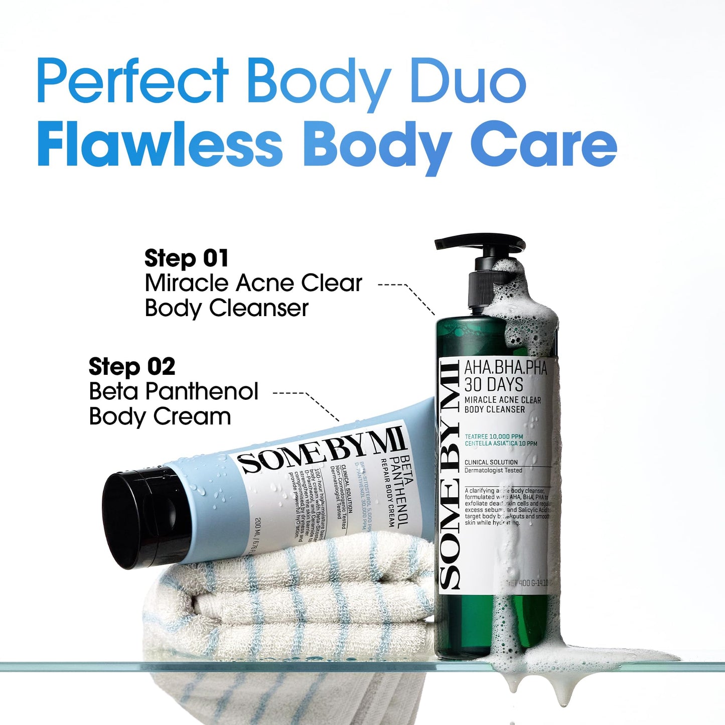 SOME BY MI Beta-Panthenol Repair Body Cream - 6.76Oz, 200ml - Hydrating and Redness-Soothing Daily Korean Panthenol Body Lotion - Rebuilds Body Skin Barrier for Sensitive Skin - Korean Skin Care