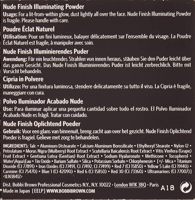 Bobbi Brown Nude Finish Illuminating Powder, Buff for 0.23 Fl Oz