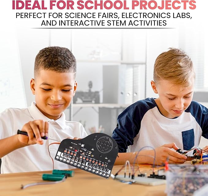 DIY Piano Soldering Project Kit Electronics Solder Practice Kit, Great STEM Project and Gift, Multi-Function