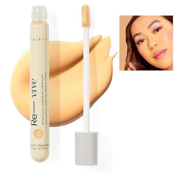 HALEYS Weightless Longwear Concealer (Light/Medium - Warm), Re-vive,