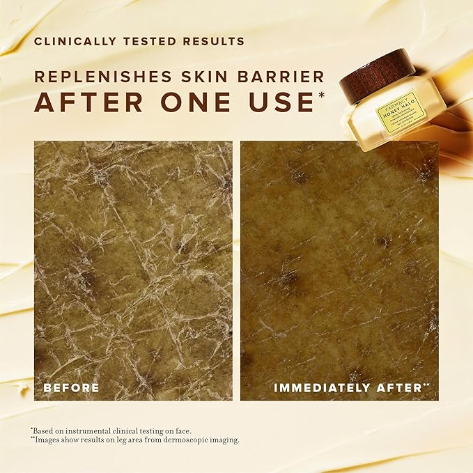 Farmacy Ceramide Face Moisturizer - Honey Halo Hydrating Facial Moisturizer for Dry Skin - Plumps, Soothes + Restores Skin with Potent Ceramides + Buckwheat Honey for a Dewy, Healthy Glow (25ml)