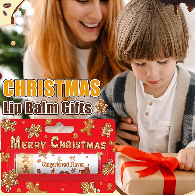 25 Pcs Christmas Lip Balms Stocking