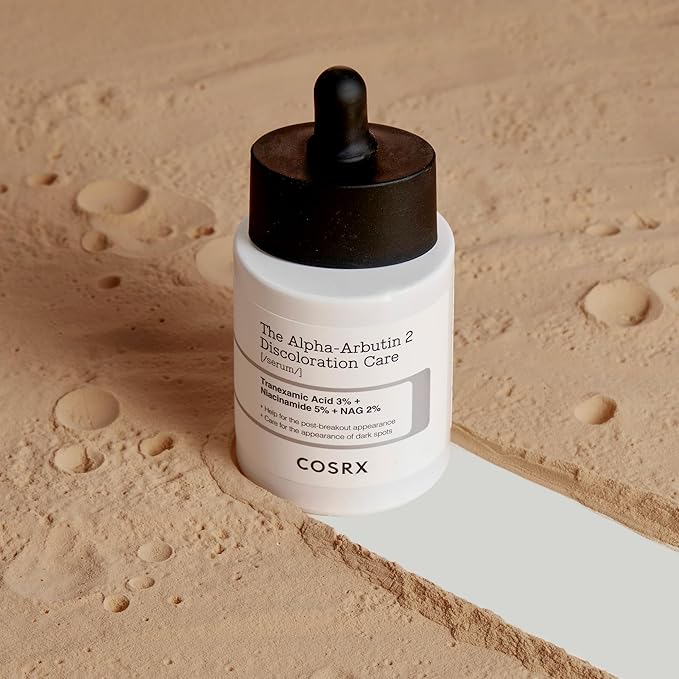 COSRX 2% Alpha Arbutin Discoloration Care Face Serum with Niacinamide, Glutathione & Tranexamic Acid, 1.7 fl oz – Serum for Face, Korean Skin Care