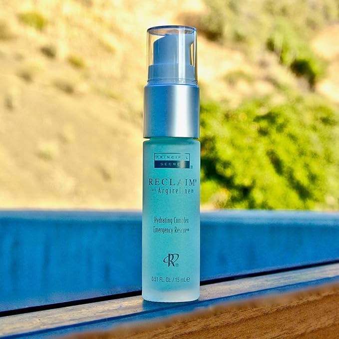 RECLAIM Hydrating Complex Emergency Rescue Serum with Ceramide, 5% Argireline, Antioxidants, and Melon Extract, 0.51 oz, by Principal Secret