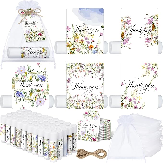 50 Set Employee Appreciation Gifts Bulk Nurse(Wildflower)