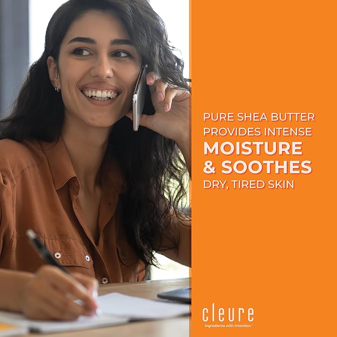 Cleure Anti-Aging Day Cream & Facial Moisturizer w/Pure Shea Butter for Sensitive Skin - Fragrance Free, Gluten, Salicylate and Paraben Free (2 oz, Pack of 1)