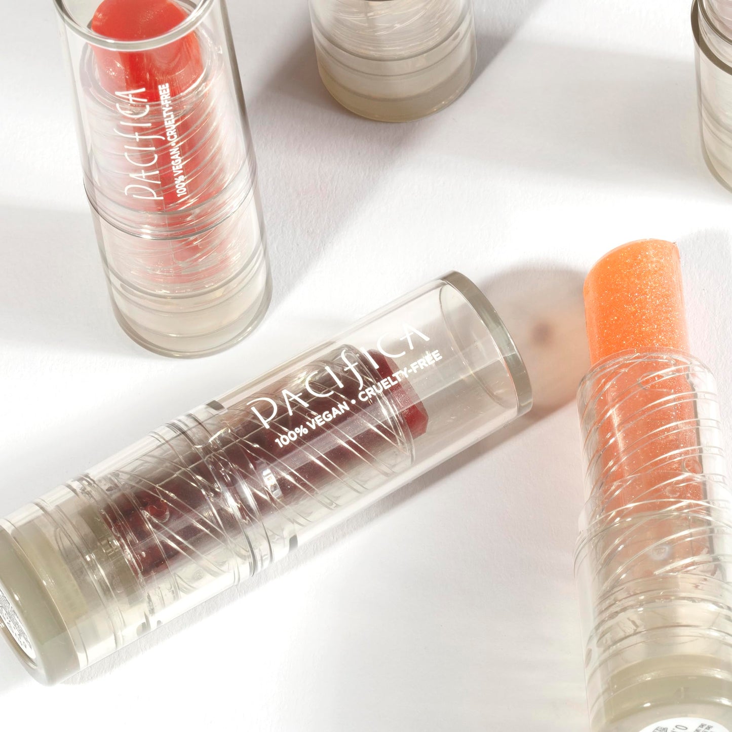 Pacifica Glow Stick Lip Oil – Soft Pink Sheer Hydrating Lip Gloss Balm, Moisturizes Dry Lips w/ Vitamin E & Natural Oils, Non-Sticky Shine, Subtle Tinted Glow, Vegan & Cruelty-Free Clean Beauty .14 oz