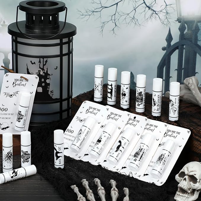 60 Pcs Halloween Lip Balm Bulk