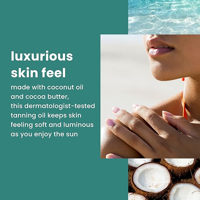 Hawaiian Tropic Dark Tanning Oil, Spray Pump, SPF 6 8 Oz (Packaging May Vary) (Pack of 2)