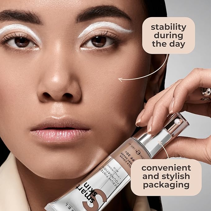 LAMEL Smartskin Serum Tinted Foundation - Hydrating & 404-1,18 fl.oz