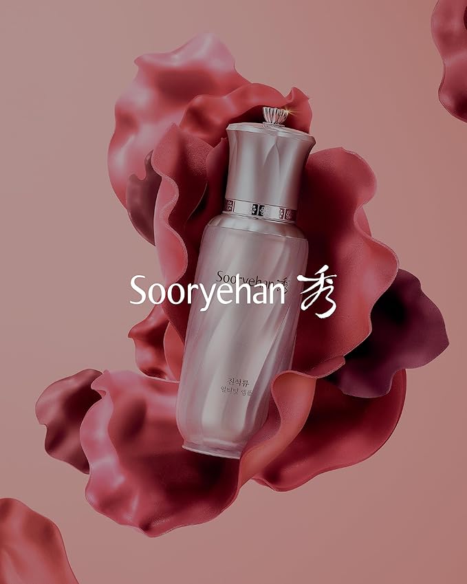 Sooryehan Ultimate Pomegranate Ampoule Set (55 ml/1.86 fl oz) - Skin Elasticity, Reduced Wrinkles & Skin Tone Improvement by LG Beauty. Collagen, Elastin, Vitamin C, Propolis,