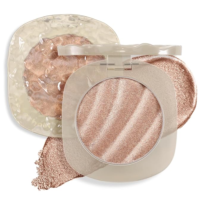 Boobeen Highlighter Makeup Palette, Long Lasting Glow Shimmer Radiant Glow