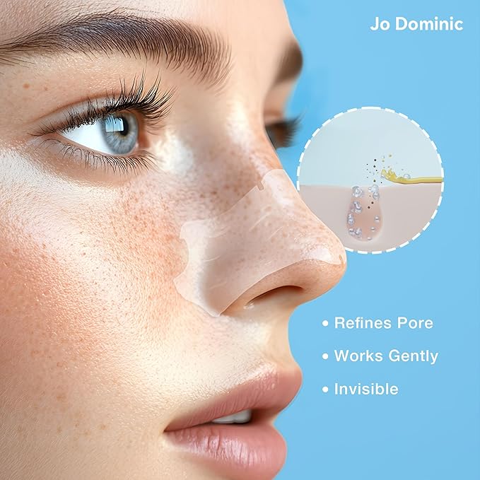 MAGIX PATCH Nose Pimple Patches Hydrocolloid Acne Patches for Nose Pores – Absorbs Oil, Zits & Blemishes Overnight – Vegan, Cruelty-Free Skincare (12 Count)
