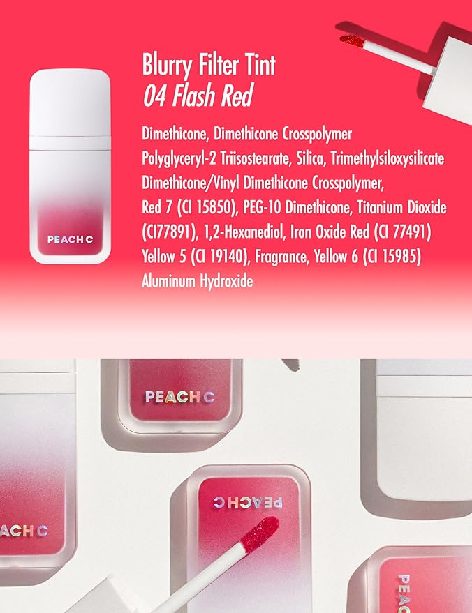 Blurry Filter 04 Flash Red Korean Lip Stain Long