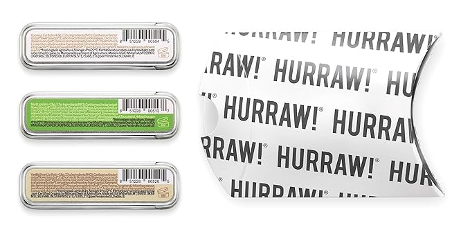 Hurraw! Coconut, Mint, Vanilla Lip Balm Palm