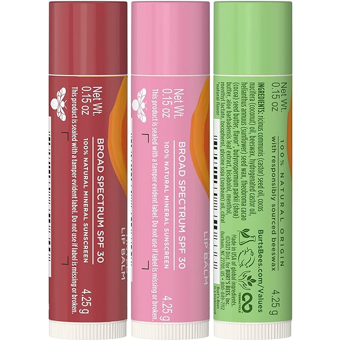 Burt's Bees Sun Care Lip Balm oz.