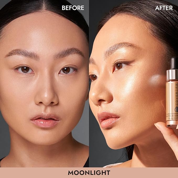 COVER FX Custom Enhancer Drops - Moonlight : Liquid Highlighter 15mL