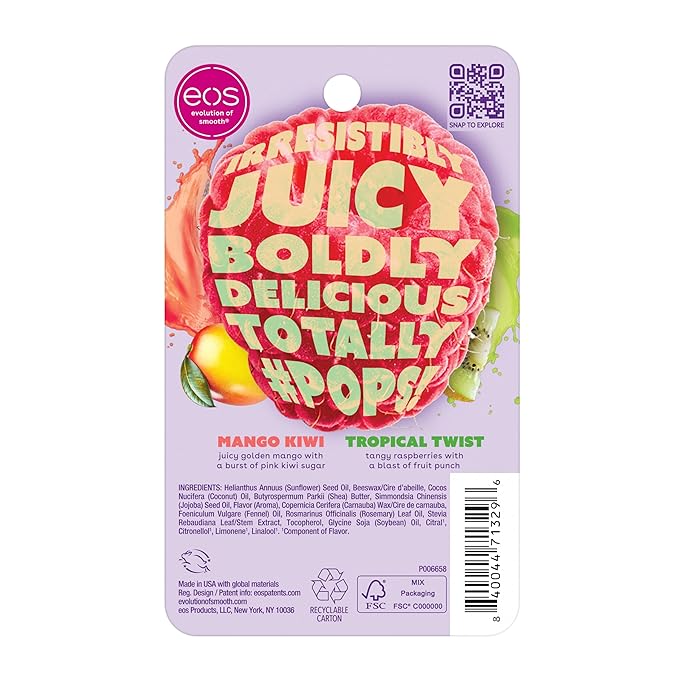eos Flavorlab Pops! Lip Balm- Mango
