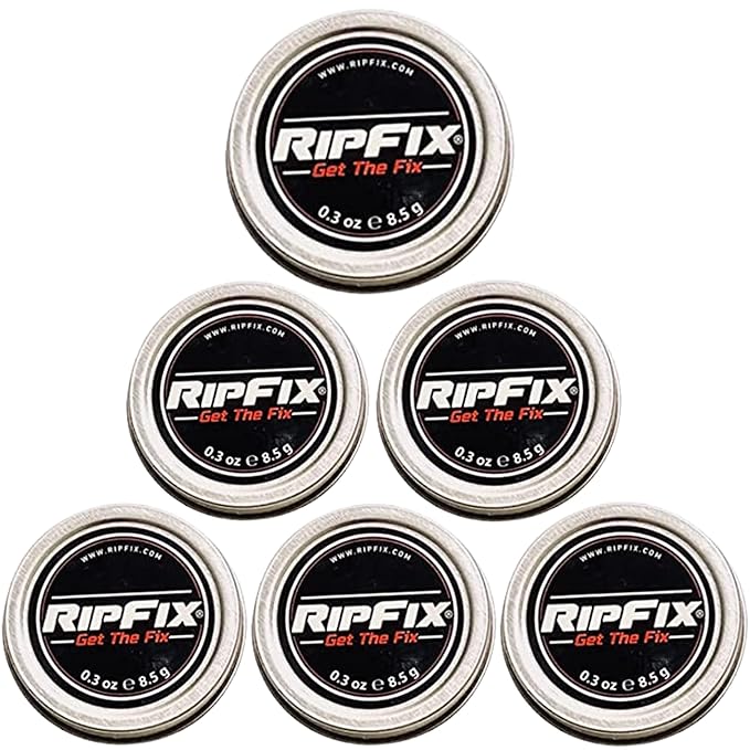 Hand Tear Repair - Rip Fix Stopper Balm for Gymnastics - Climbers Hand Balm - Wod Callus Hand Care - Climbing Hand Repair Balm Cream - Treatment for Cracked or Ripped Hands 0.3 oz - Pack of 6