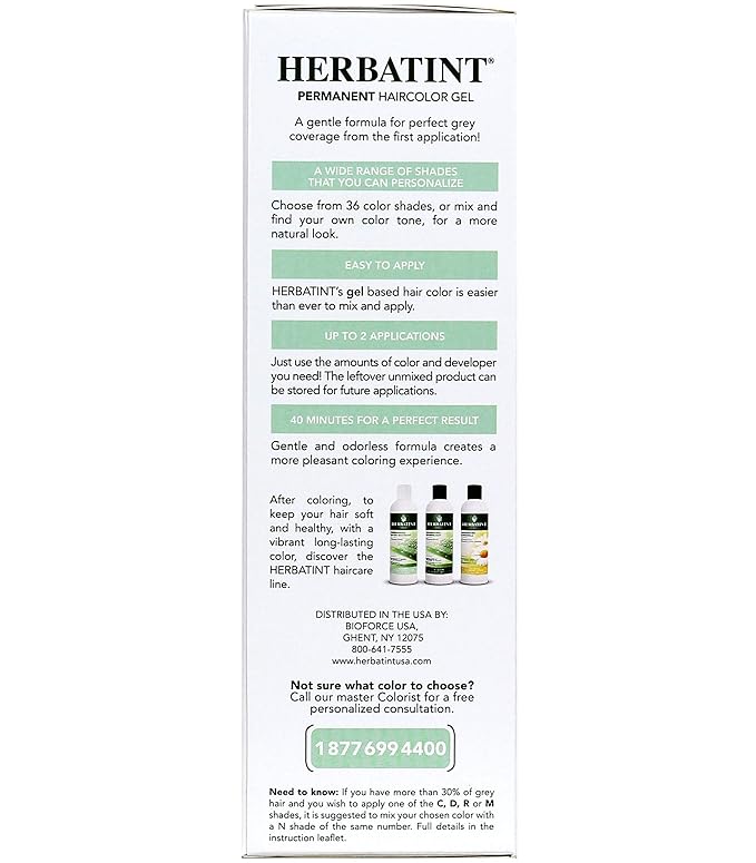 Herbatint Permanent Haircolor Gel, 5N
