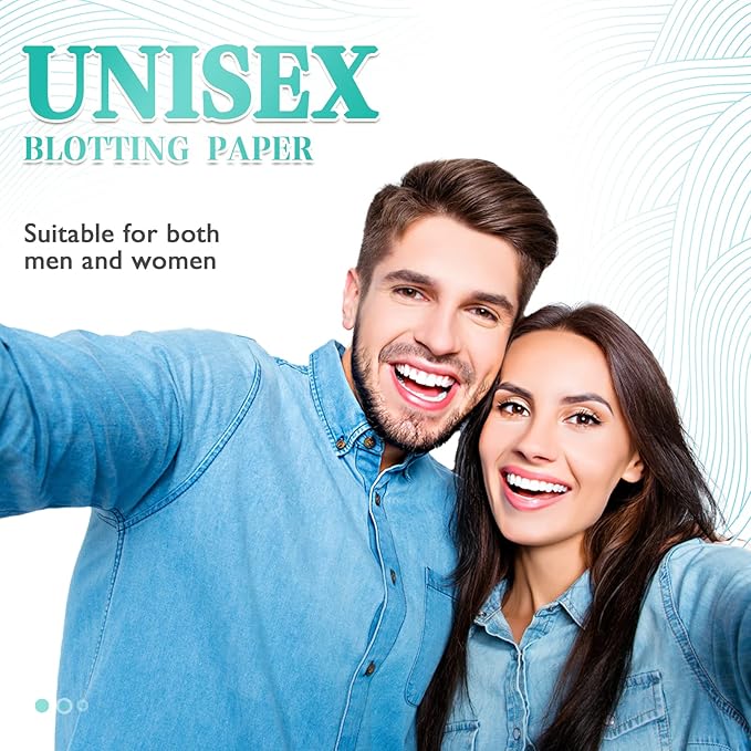 2pack Natural Oil Absorbing Sheets For Face with Skin Care