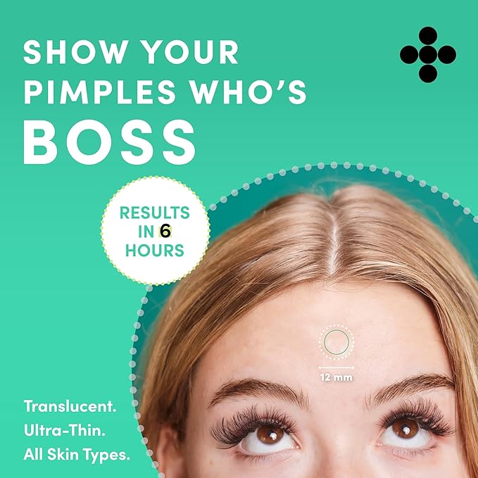 Dots for Spots Pimple Patches For Face - Fast Acting, Translucent Hydrocolloid Zit Patches that Unclog Pores - Korean Skincare - Vegan, Cruelty Free - (60 count)