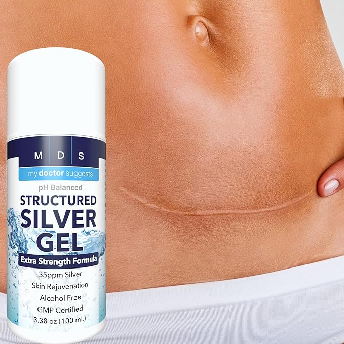 Colloidal Silver Gel Extra Strength - 35ppm Activated Colloidal Silver Gel for Maximum Potency - Made in USA - Structured Formula in a Convenient 2 Pack