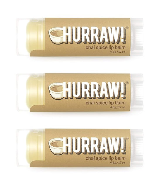 Hurraw! Chai Spice Lip Balm, 3