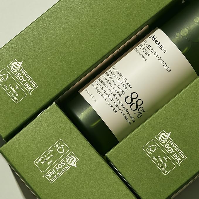 JMsolution Heartleaf 88 Toner - 88% Heart Leaf Water, Hydration and Soothing, Pore Care, Non-Sticky, Multi-Layer Absorption