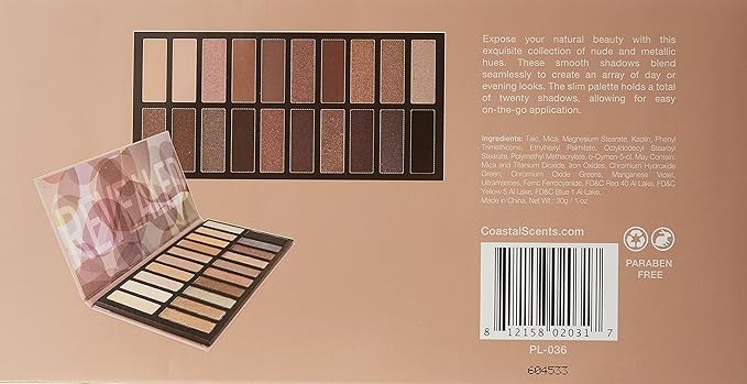 Coastal Scents Revealed Eye Shadow Palette (PL-036)