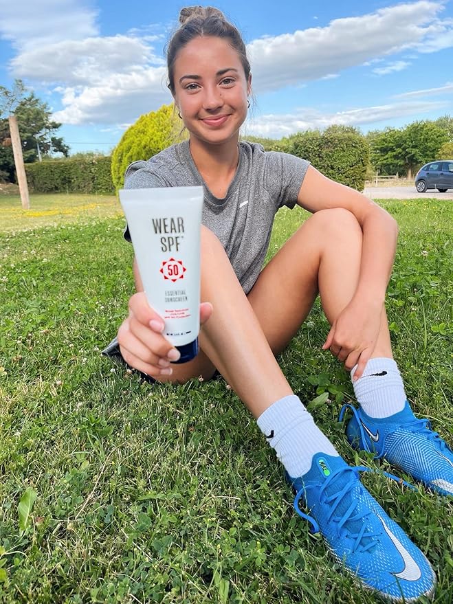 Essential Sunscreen SPF 50 Broad Spectrum Hybrid Lotion for Face and Body with Zinc Oxide to Reflect Harmful UVA/UVB Rays,3.4 oz