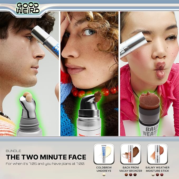 GOOD WEIRD Highlighter: Balmy Weather Blush Stick - MANGO (Terracotta) 15 oz