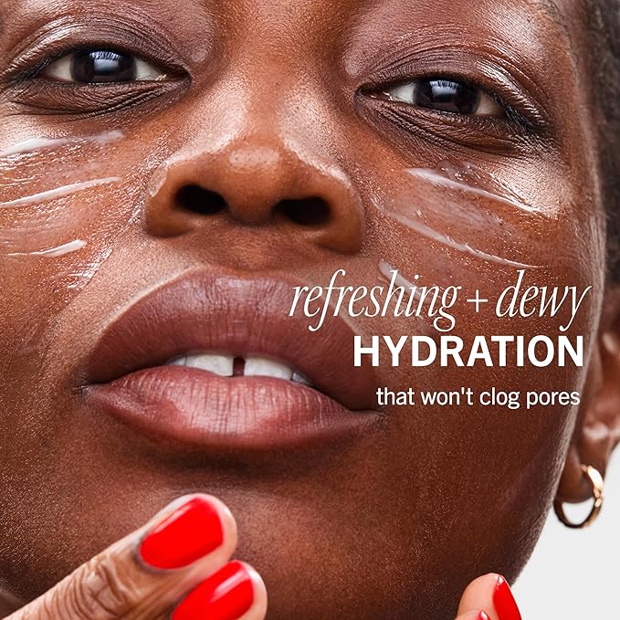 First Aid Beauty - Hydrating Dewy Gel Cream, Lightweight Oil-Free Facial Moisturizer with Hyaluronic Acid and Ceramides, Helps Reduce Excess Oil Build Up & Improve Skins Hydration, 1.9 FL oz