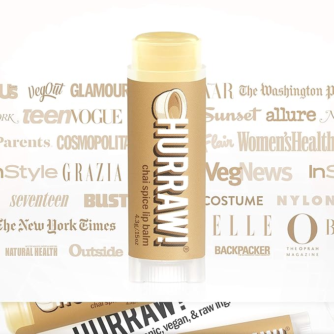 Hurraw! Chai Spice Lip Balm: Organic,