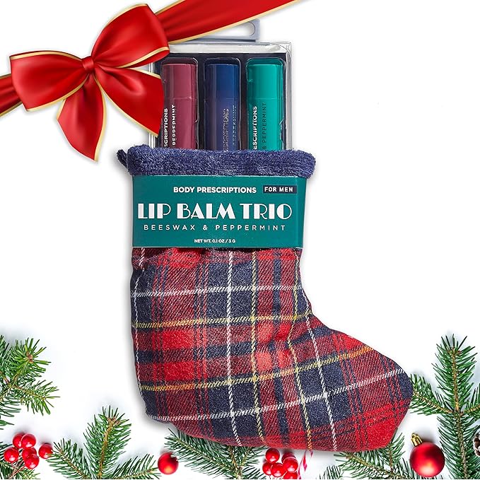 Body Prescriptions Lip Balm Trio Stocking