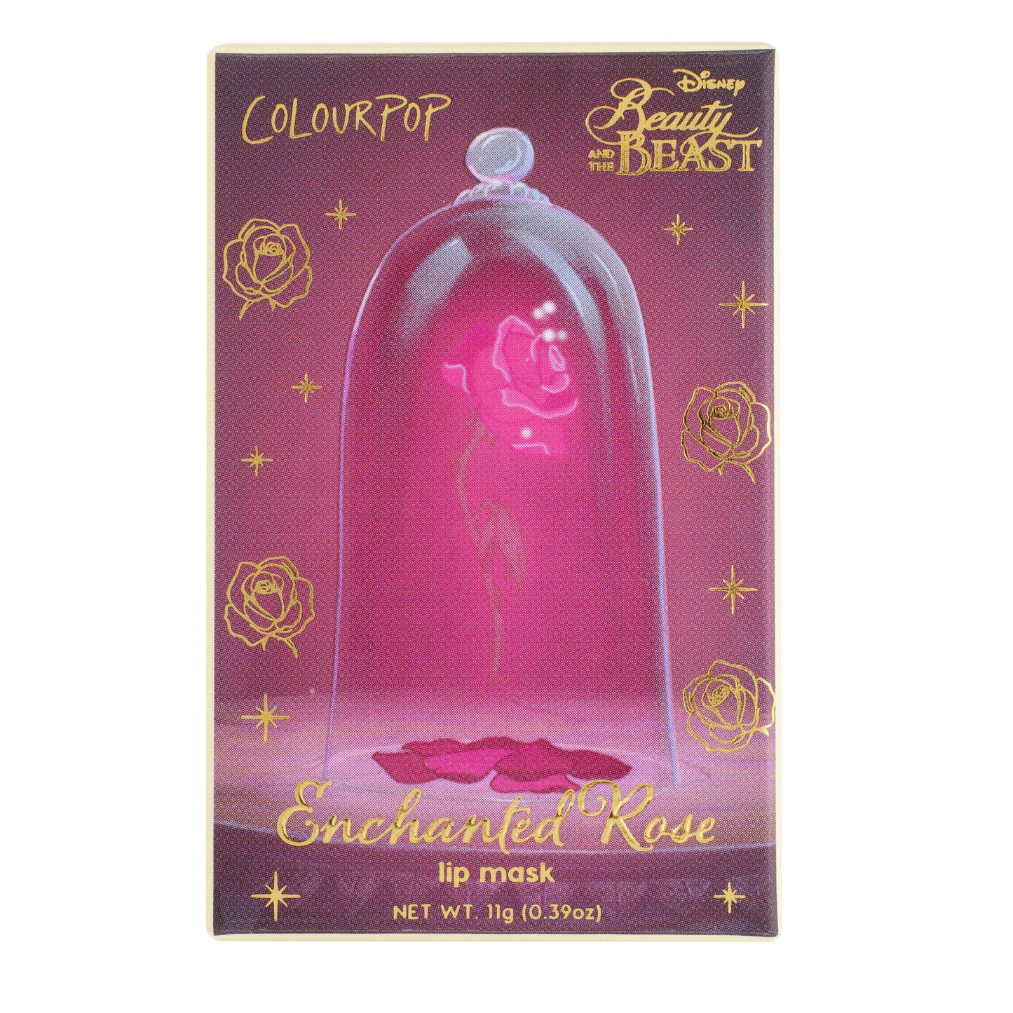 ColourPop Lip Mask - Leave-On Lip Moisturizer & Overnight Mask - Replenishes Dry Lips with Shea Butter, Squalane & Vitamin E - Enchanted Rose (0.5 oz)